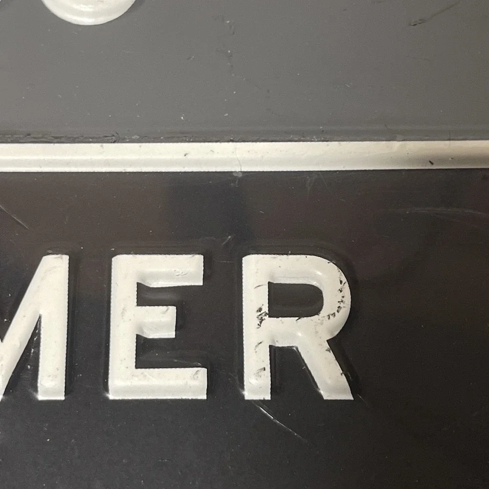 Open Road Gamer Plaque Metal‎ Black White Video Games Teenager